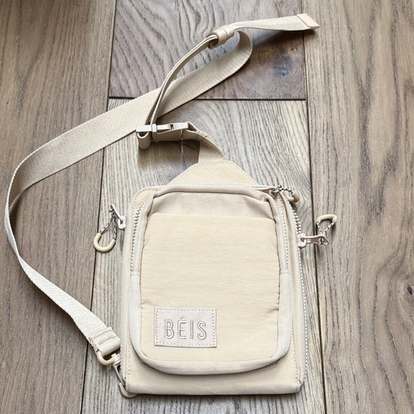 BEIS Handbags - BEIS Cream Crossbody Bag